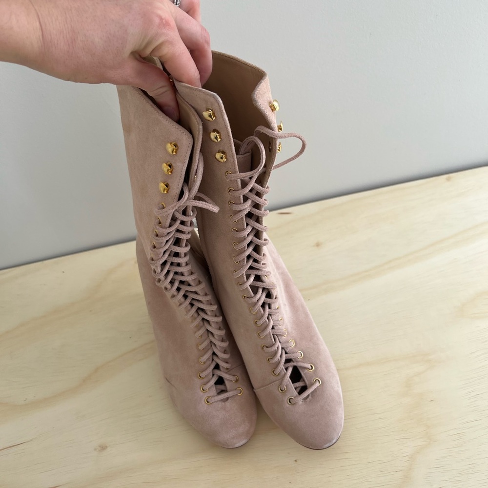 Brother Vellies Lali Lace Up Boots, size 8